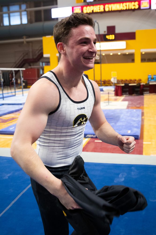 The Iowa Hawekeys against Minnesota and Penn State at the Maturi Pavilion Saturday, March 23, 2019 in Minneapolis, Minn. (C. Morgan Engel/Freelance)
