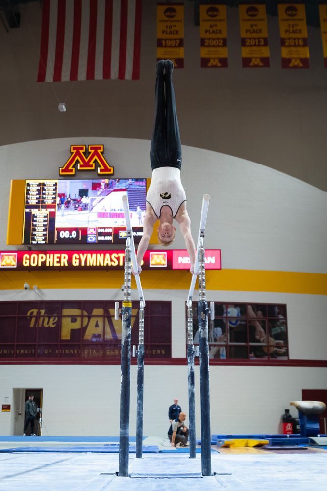 The Iowa Hawekeys against Minnesota and Penn State at the Maturi Pavilion Saturday, March 23, 2019 in Minneapolis, Minn. (C. Morgan Engel/Freelance)