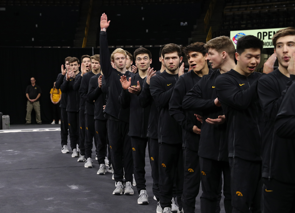 Iowa's Nick Merryman following their meet against the Ohio State Buckeyes Saturday, March 16, 2019 at Carver-Hawkeye Arena. (Brian Ray/hawkeyesports.com)