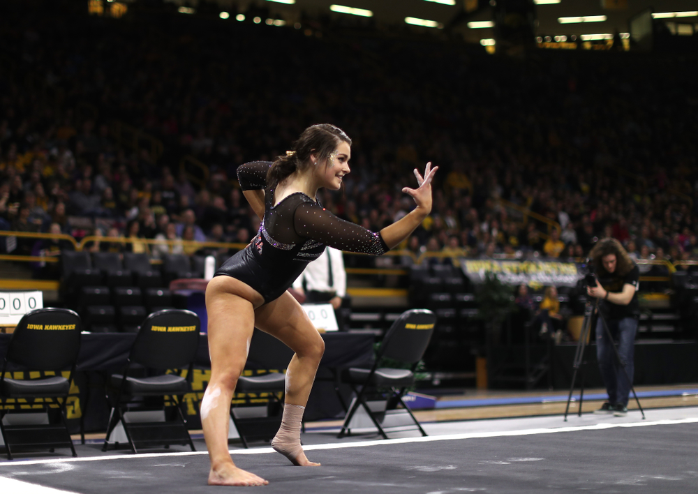The Iowa Hawkeyes against the Iowa State Cyclones Friday, March 1, 2019 at Carver-Hawkeye Arena. (Brian Ray/hawkeyesports.com)