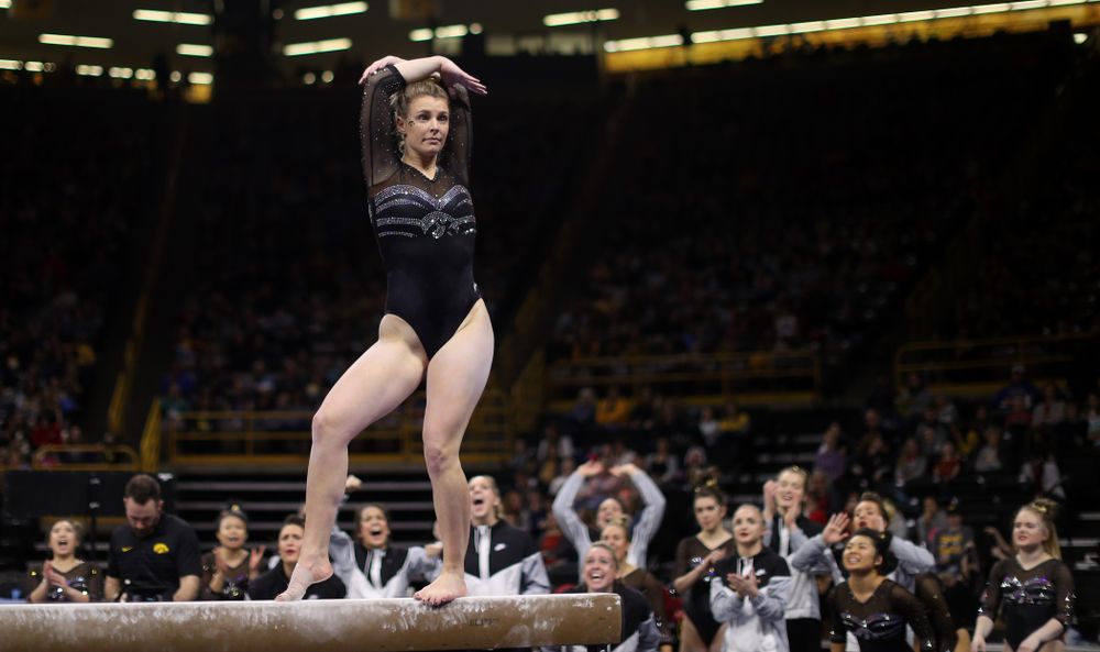 The Iowa Hawkeyes against the Iowa State Cyclones Friday, March 1, 2019 at Carver-Hawkeye Arena. (Brian Ray/hawkeyesports.com)