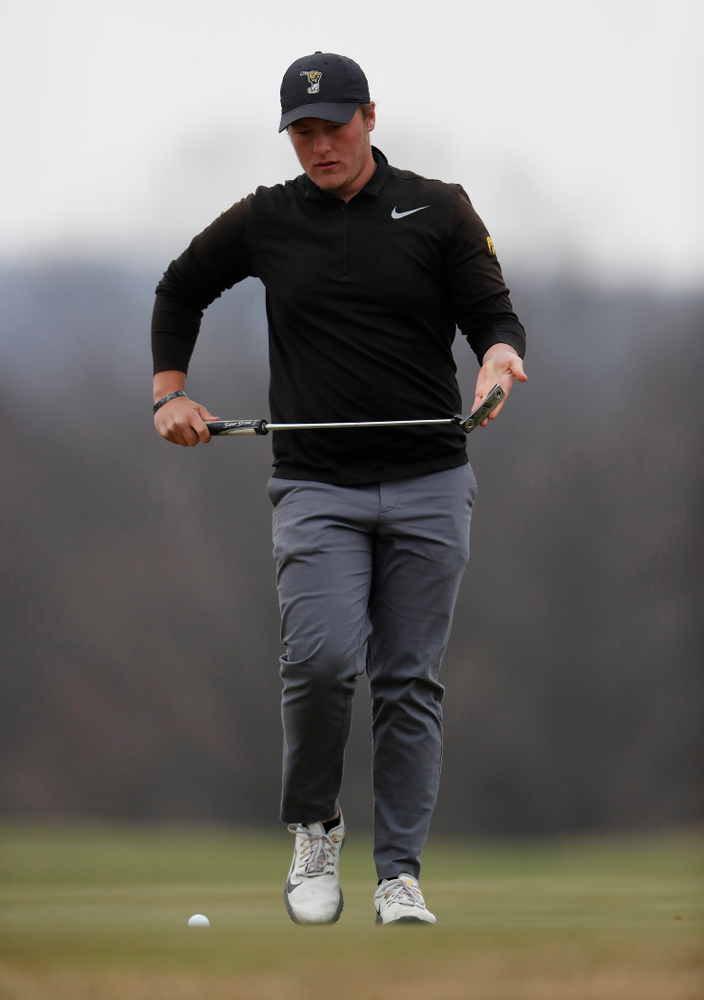 Alex Schaake during the 2018 Hawkeye Invitational Friday, April 13, 2018 at Finkbine Golf Course. (Brian Ray/hawkeyesports.com)