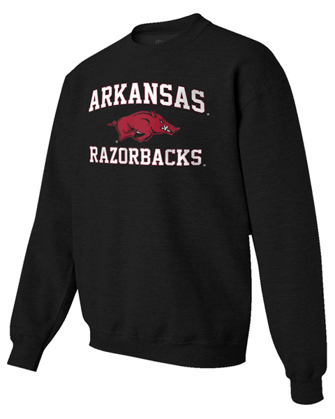 Official Arkansas Razorbacks Youth Sweatshirt Arched Logo | Arkansas ...
