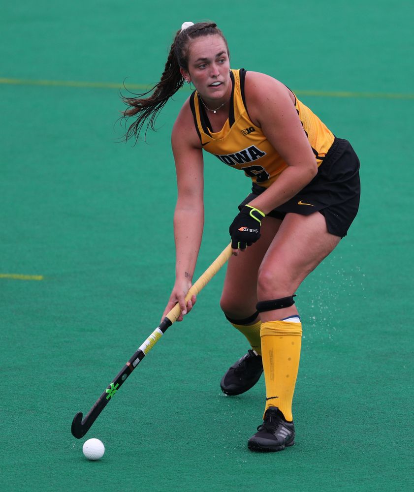 Iowa Hawkeyes defenseman Anthe Nijziel (6) against Columbia Sunday, September 8, 2019 at Grant Field. (Brian Ray/hawkeyesports.com)
