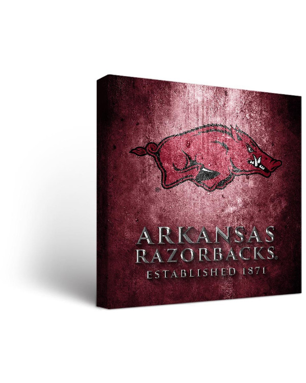 Arkansas Razorbacks Canvas Wall Art Museum Design 18x24 Arkansas Razorbacks Store Shop University Of Arkansas Apparel Gear Gifts Clothing