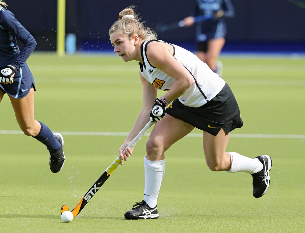 Iowa’s Nikki Freeman (8) moves with the ball during the first quarter of their NCAA Tournament Second Round match against North Carolina at Karen Shelton Stadium in Chapel Hill, N.C. on Sunday, Nov 17, 2019. (Stephen Mally/hawkeyesports.com)