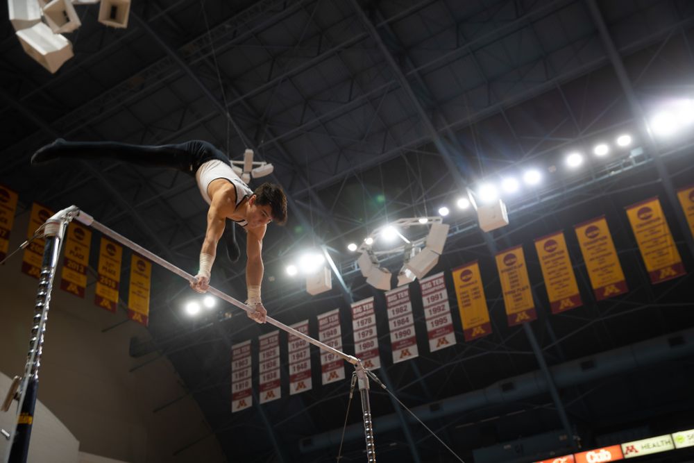 The Iowa Hawekeys against Minnesota and Penn State at the Maturi Pavilion Saturday, March 23, 2019 in Minneapolis, Minn. (C. Morgan Engel/Freelance)