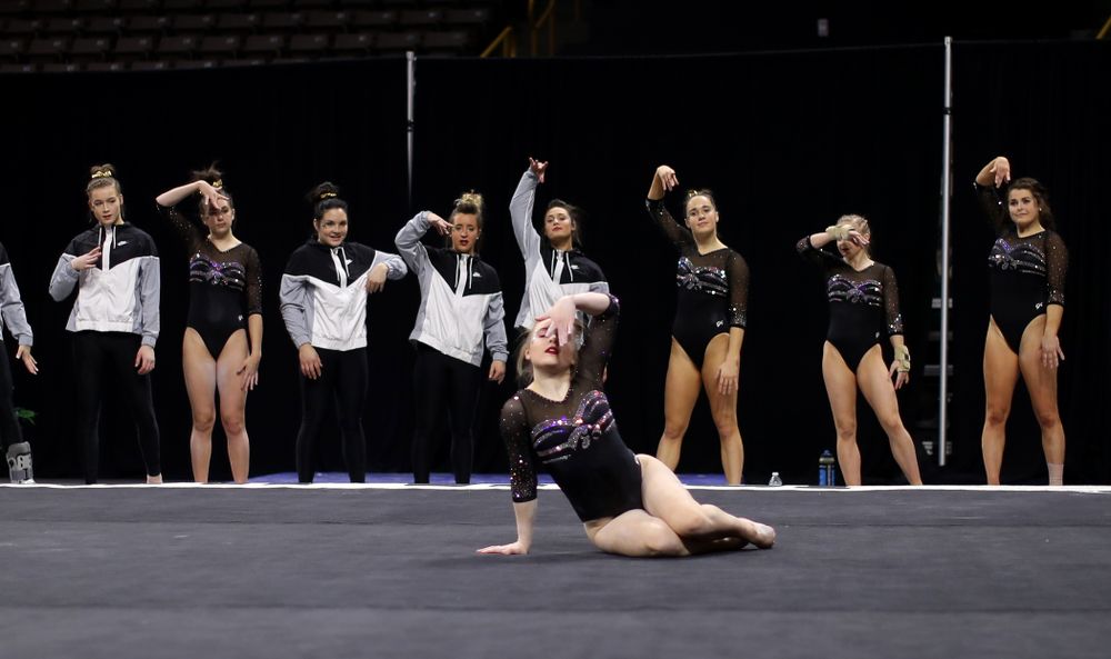The Iowa Hawkeyes against the Iowa State Cyclones Friday, March 1, 2019 at Carver-Hawkeye Arena. (Brian Ray/hawkeyesports.com)