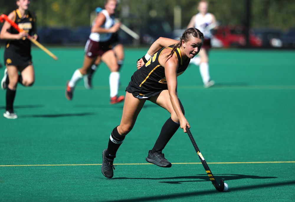 Iowa Hawkeyes forward Maddy Murphy (26) against Central Michigan Friday, September 6, 2019 at Grant Field. The Hawkeyes won the game 11-0. (Brian Ray/hawkeyesports.com)