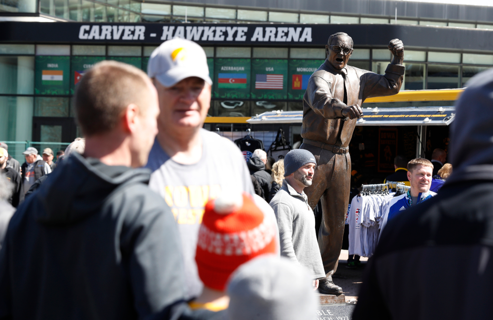 Gable's Garden during the United World Wrestling Freestyle World Cup Saturday, April 7, 2018 outside of Carver-Hawkeye Arena. (Brian Ray/hawkeyesports.com)