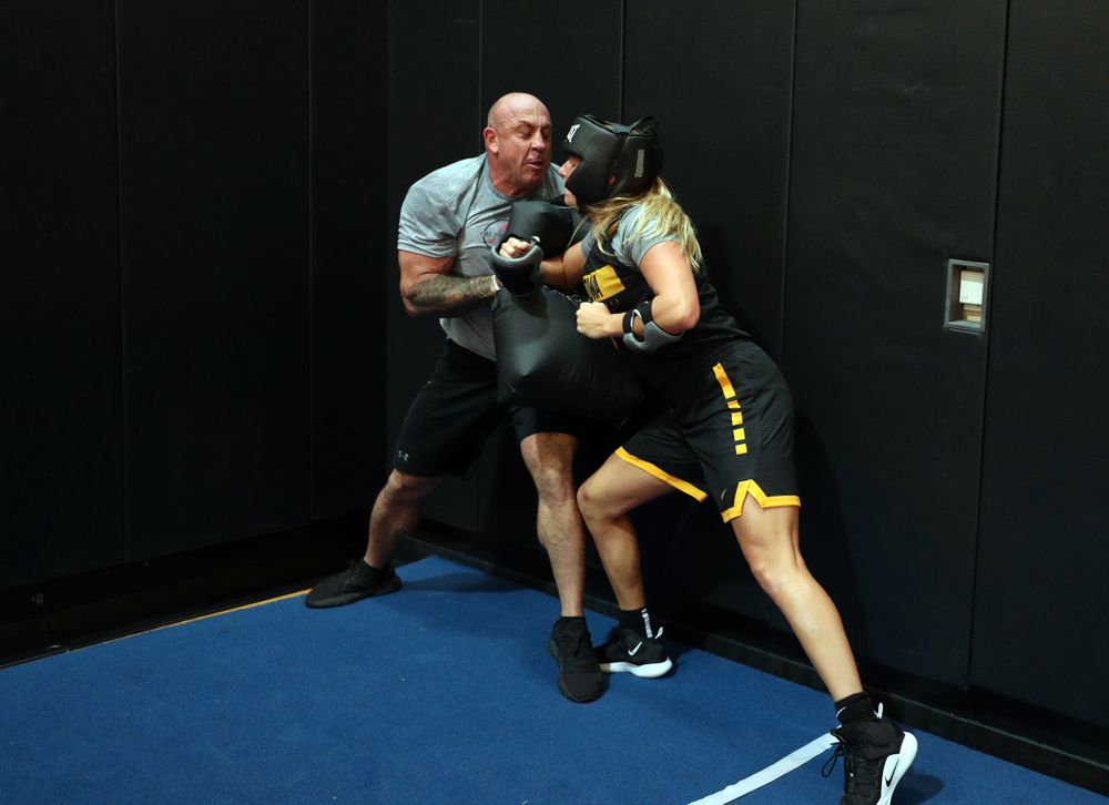The Iowa WomenÕs Basketball Team participates in the The Program Wednesday, September 18, 2019 at Kinnick Stadium (Brian Ray/hawkeyesports.com)