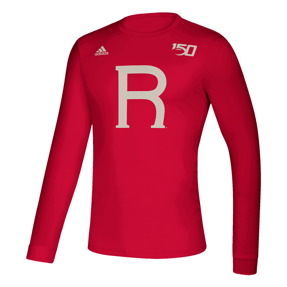 Rutgers Scarlet Knights Adidas Creator 150 Years Long Sleeve T
