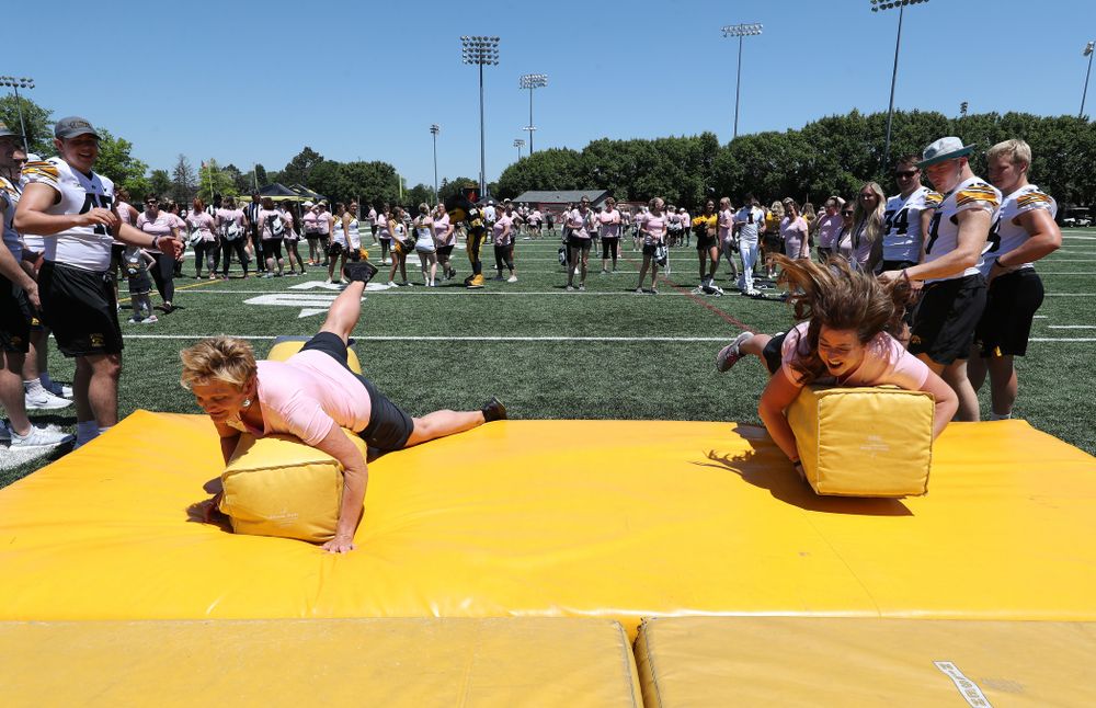 The 2019 Iowa Ladies Football Academy Saturday, June 8, 2019 at Kinnick Stadium. (Brian Ray/hawkeyesports.com)