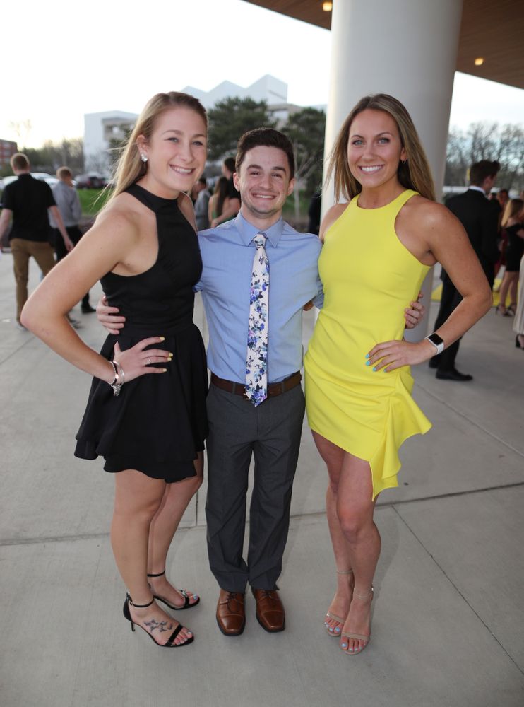The 2019 Golden Herkys yellow carpet Tuesday, April 23, 2019 at Hancher Auditorium. (Brian Ray/hawkeyesports.com)