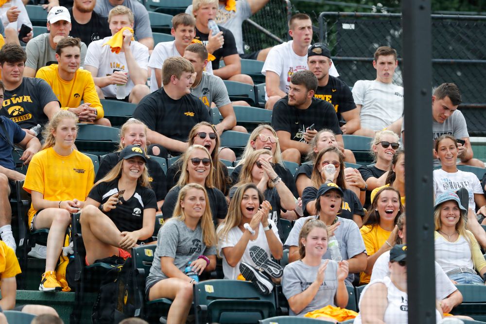 The Iowa Field Hockey Team during the Iowa Student Athlete Kickoff Kickball game Sunday, August 19, 2018 at Duane Banks Field. (Brian Ray/hawkeyesports.com)