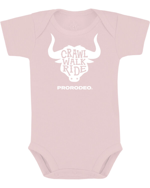 crawl walk ride onesie