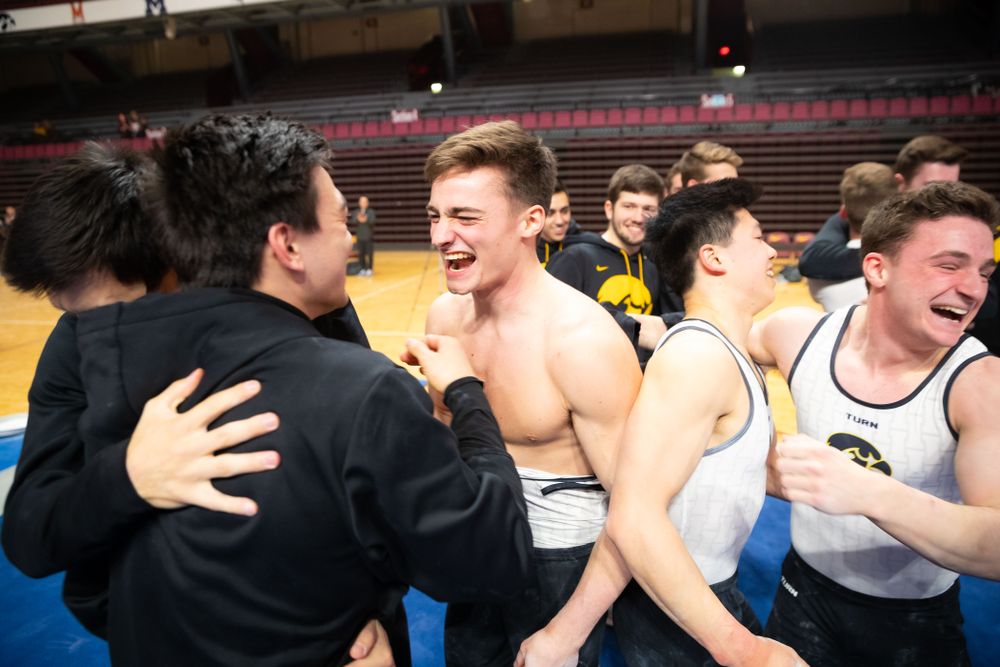 The Iowa Hawekeys against Minnesota and Penn State at the Maturi Pavilion Saturday, March 23, 2019 in Minneapolis, Minn. (C. Morgan Engel/Freelance)