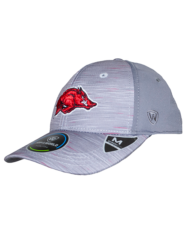 Arkansas Razorbacks Running Hog Top Of The World Hyper Flex Hat