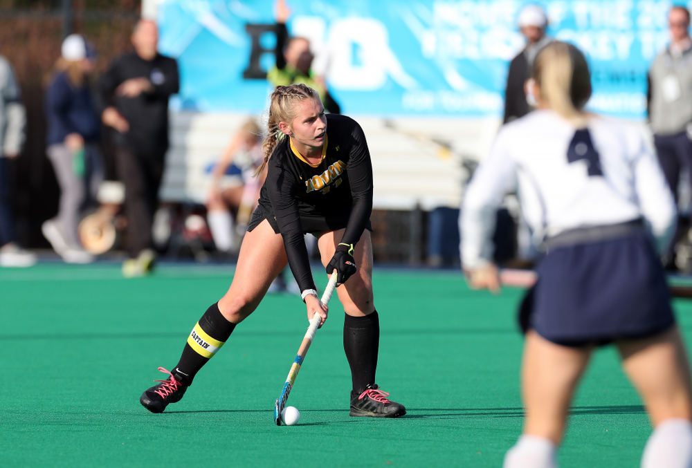 Iowa Hawkeyes Katie Birch (11) against Penn State in the 2019 Big Ten Field Hockey Tournament Championship Game Sunday, November 10, 2019 in State College. (Brian Ray/hawkeyesports.com)