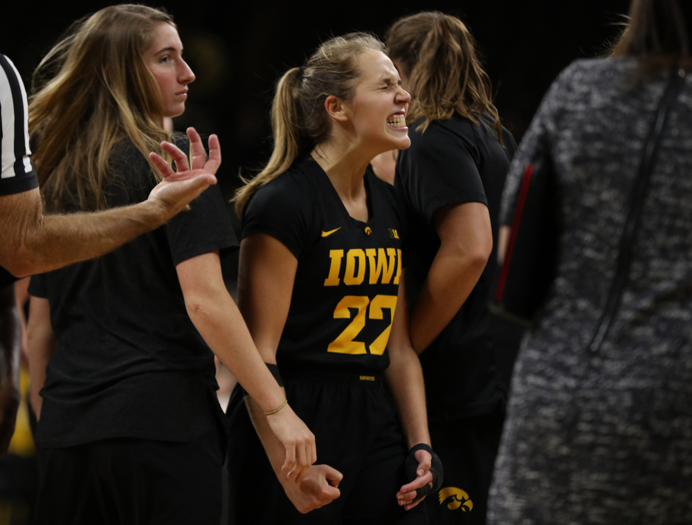 against the Iowa State Cyclones in the Iowa Corn Cy-Hawk Series Wednesday, December 5, 2018 at Carver-Hawkeye Arena. (Brian Ray/hawkeyesports.com)