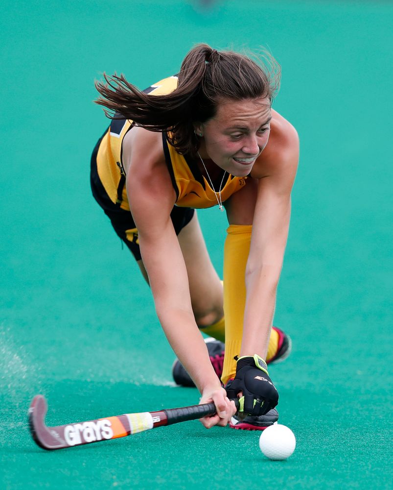 Iowa Hawkeyes Isabella Brown (10) against Ball State Sunday, September 2, 2018 at Grant Field. (Brian Ray/hawkeyesports.com)