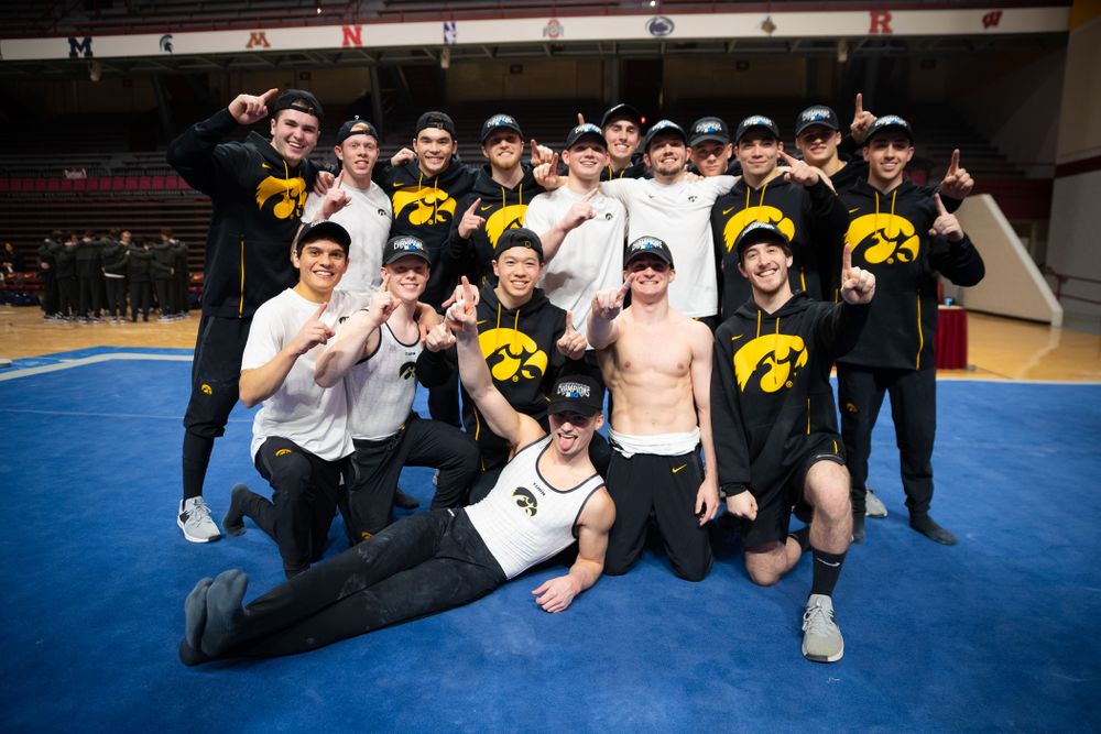 The Iowa Hawekeys against Minnesota and Penn State at the Maturi Pavilion Saturday, March 23, 2019 in Minneapolis, Minn. (C. Morgan Engel/Freelance)
