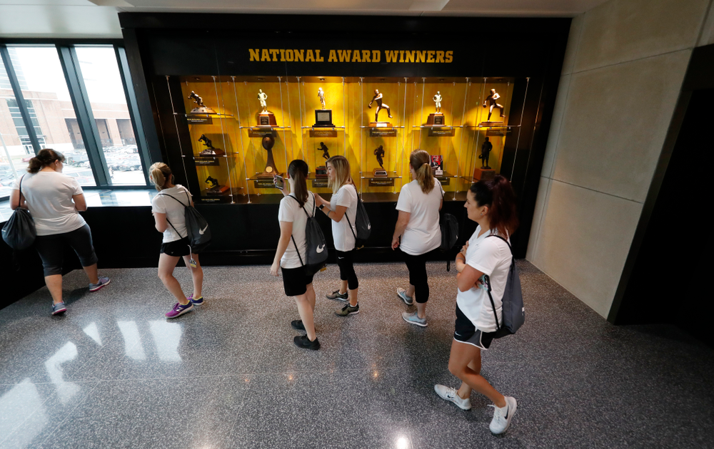 The 2018 Iowa Ladies Football Academy Saturday, June 9, 2018 at Kinnick Stadium. (Brian Ray/hawkeyesports.com)