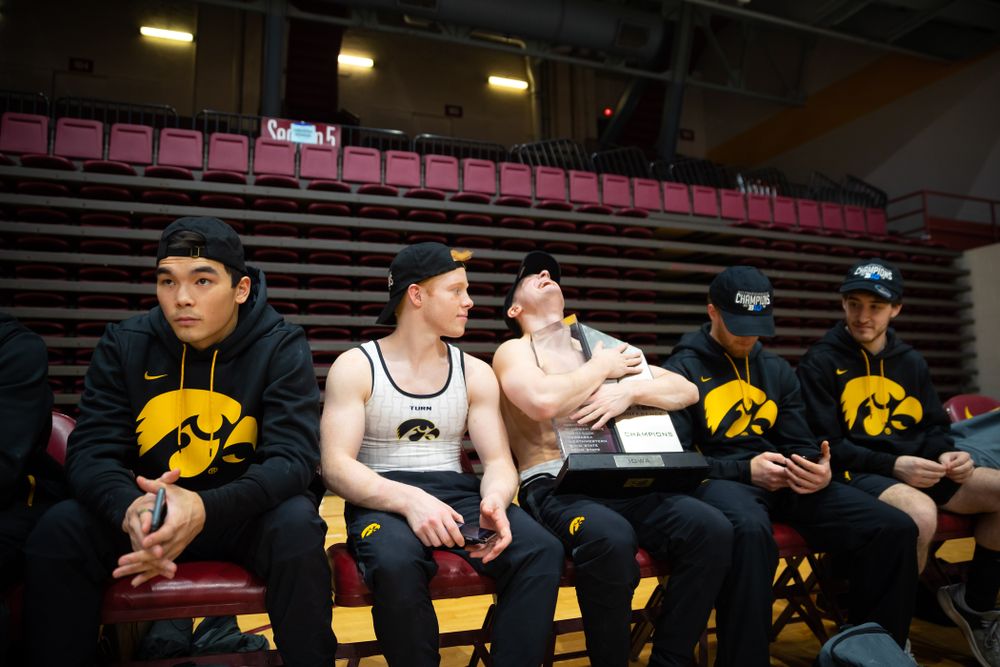 The Iowa Hawekeys against Minnesota and Penn State at the Maturi Pavilion Saturday, March 23, 2019 in Minneapolis, Minn. (C. Morgan Engel/Freelance)