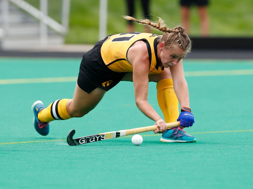 Iowa Hawkeyes Katie Birch (11) against Ball State Sunday, September 2, 2018 at Grant Field. (Brian Ray/hawkeyesports.com)
