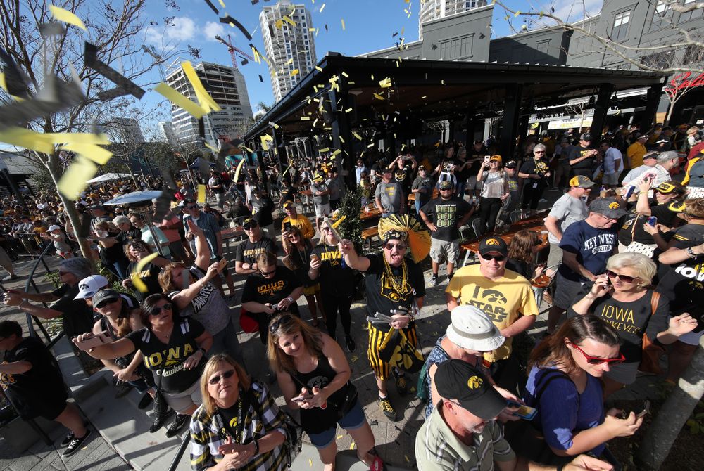 The 2019 Outback Bowl Hawkeye Huddle Monday, December 31, 2018 at Sparkman Wharf in Tampa, FL. (Brian Ray/hawkeyesports.com)