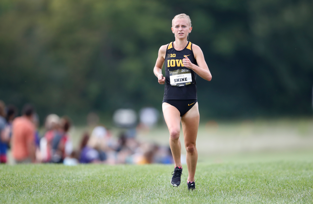 Andrea Shine during the Hawkeye Invitational Friday, August 31, 2018 at the Ashton Cross Country Course. (Brian Ray/hawkeyesports.com)