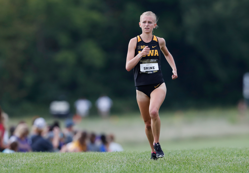 Andrea Shine during the Hawkeye Invitational Friday, August 31, 2018 at the Ashton Cross Country Course. (Brian Ray/hawkeyesports.com)