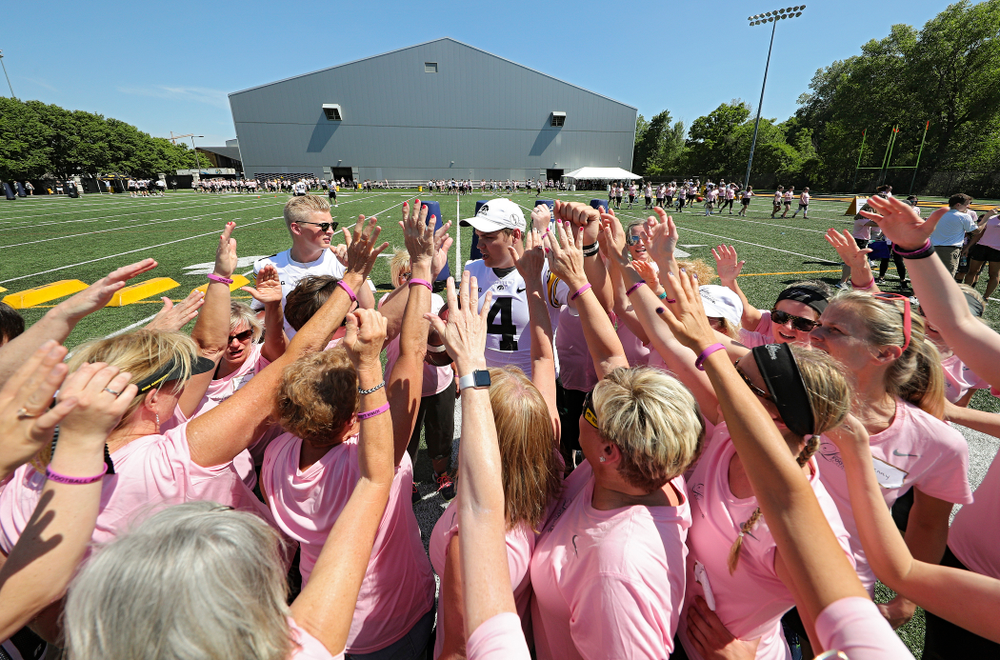 The Ladies Football Academy at the Hansen Football Performance Center in Iowa City on Saturday, Jun 8, 2019. (Stephen Mally/hawkeyesports.com)