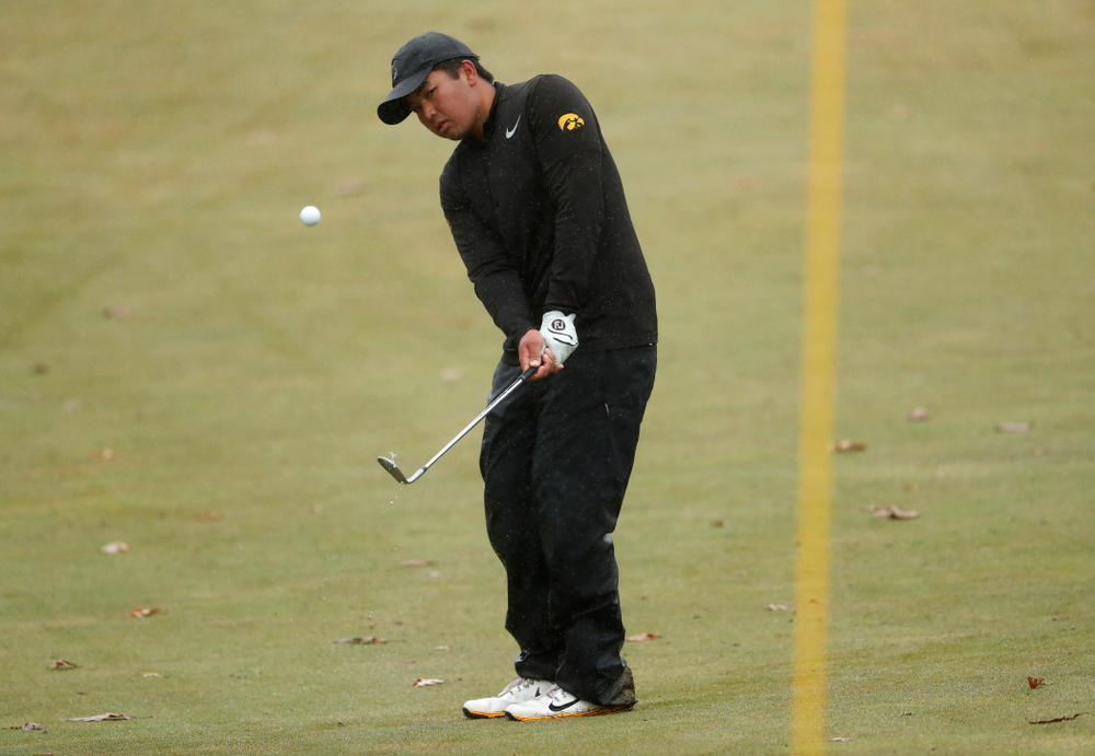 Iowa's Ryoto Furuya during day two of the 2018 Hawkeye Invitational Friday, April 13, 2018 at Finkbine Golf Course. (Brian Ray/hawkeyesports.com)