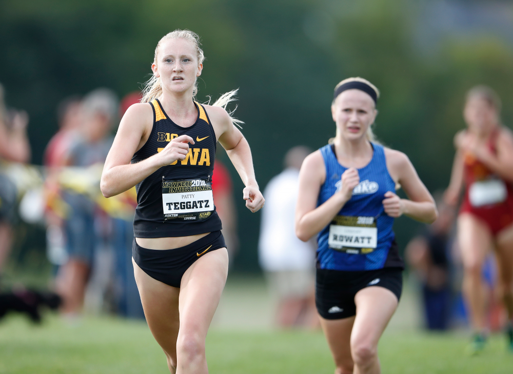 Patty Teggatz during the Hawkeye Invitational Friday, August 31, 2018 at the Ashton Cross Country Course. (Brian Ray/hawkeyesports.com)