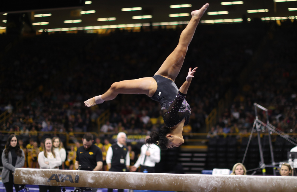 The Iowa Hawkeyes against the Iowa State Cyclones Friday, March 1, 2019 at Carver-Hawkeye Arena. (Brian Ray/hawkeyesports.com)