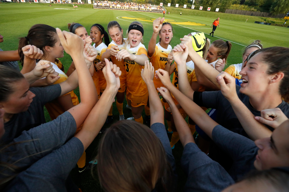 The Iowa Hawkeyes against the Missouri Tigers Friday, August 17, 2018 at the Iowa Soccer Complex. (Brian Ray/hawkeyesports.com)