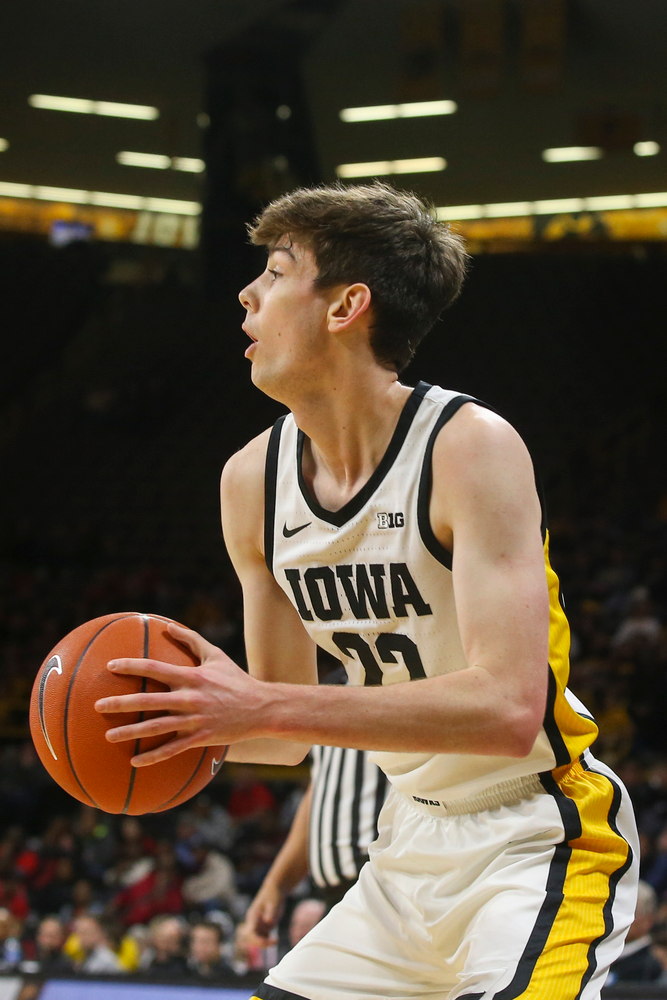 Iowa Hawkeyes forward Patrick McCaffery (22) during Iowa men’s basketball vs SIUE on Friday, November 8, 2019 at Carver-Hawkeye Arena. (Lily Smith/hawkeyesports.com)