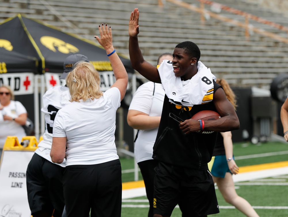 The 2018 Iowa Ladies Football Academy Saturday, June 9, 2018 at Kinnick Stadium. (Brian Ray/hawkeyesports.com)