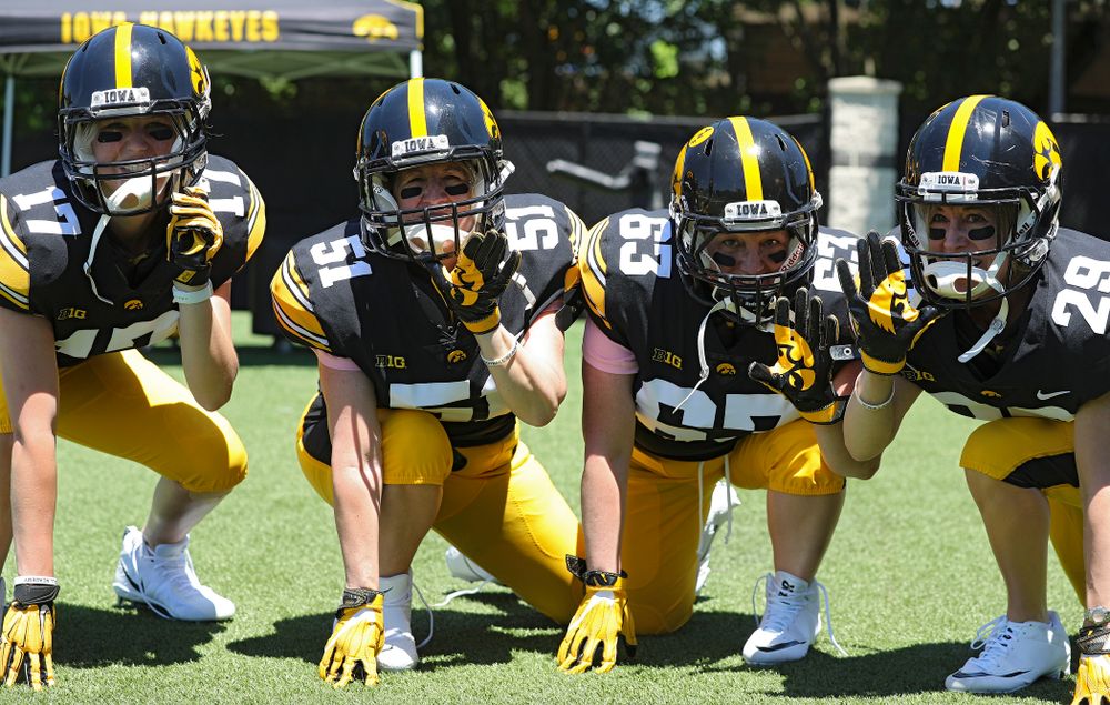 The Ladies Football Academy at the Hansen Football Performance Center in Iowa City on Saturday, Jun 8, 2019. (Stephen Mally/hawkeyesports.com)