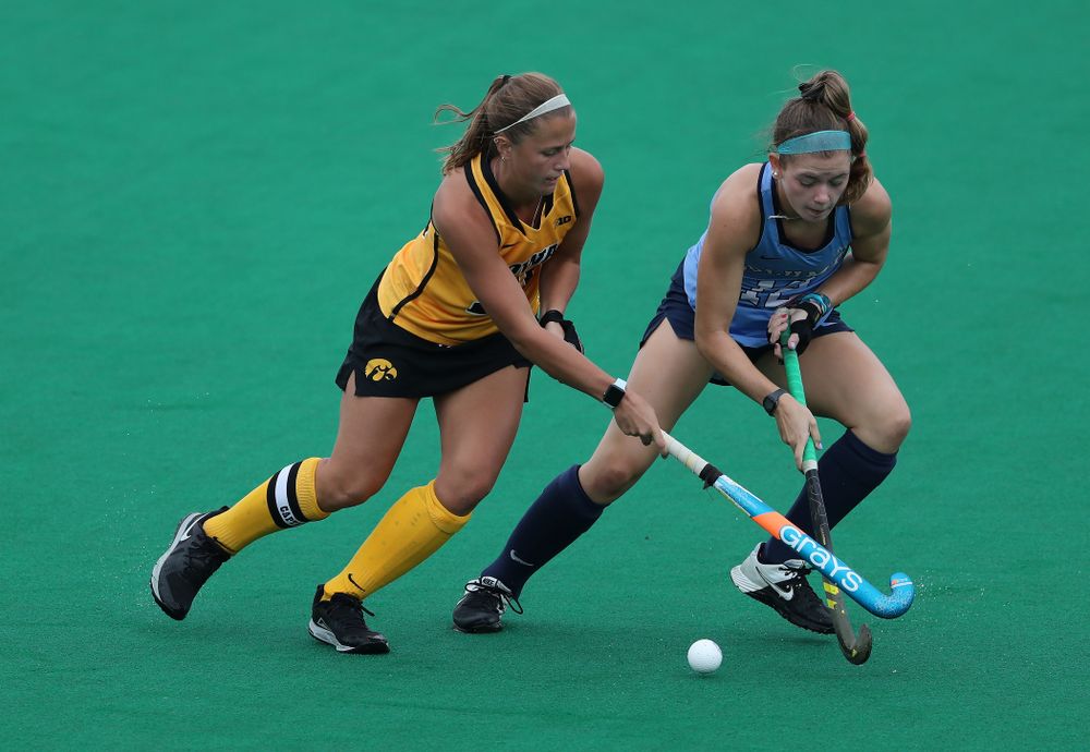 Iowa Hawkeyes Sophie Sunderland (20) against Columbia Sunday, September 8, 2019 at Grant Field. (Brian Ray/hawkeyesports.com)