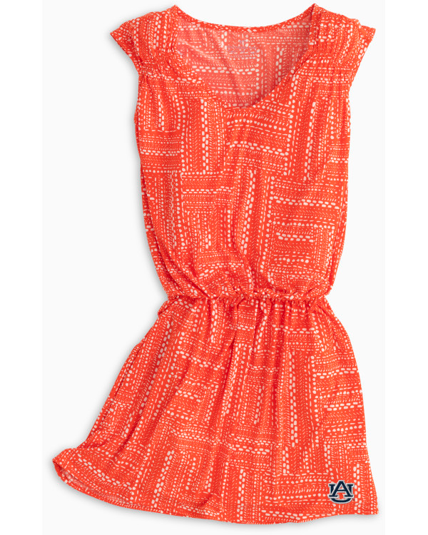 orange gameday dress