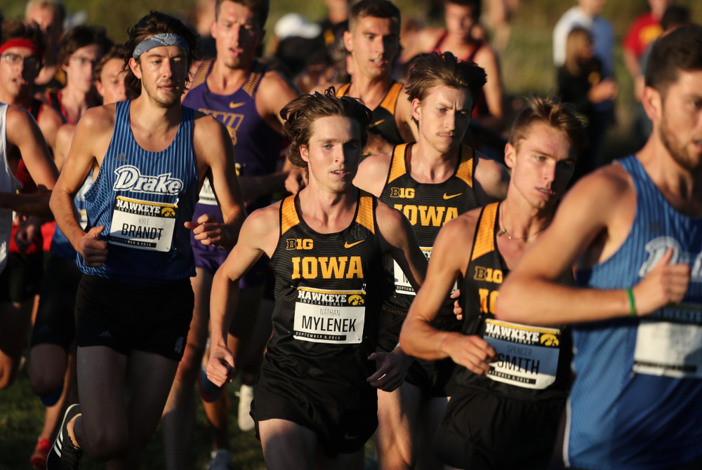 IowaÕs Nathan Mylenek runs in the 2019 Hawkeye Invitational Friday, September 6, 2019 at the Ashton Cross Country Course. (Brian Ray/hawkeyesports.com)