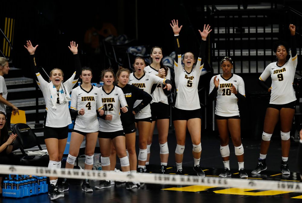 The Iowa Hawkeyes against Eastern Illinois Sunday, September 9, 2018 at Carver-Hawkeye Arena. (Brian Ray/hawkeyesports.com)