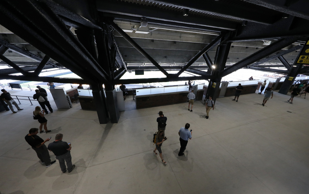 The Main Concourse of the new north end zone of Kinnick Stadium Friday, August 9, 2019. (Brian Ray/hawkeyesports.com)