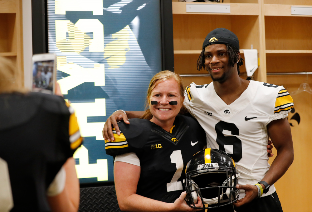 The 2018 Iowa Ladies Football Academy Saturday, June 9, 2018 at Kinnick Stadium. (Brian Ray/hawkeyesports.com)