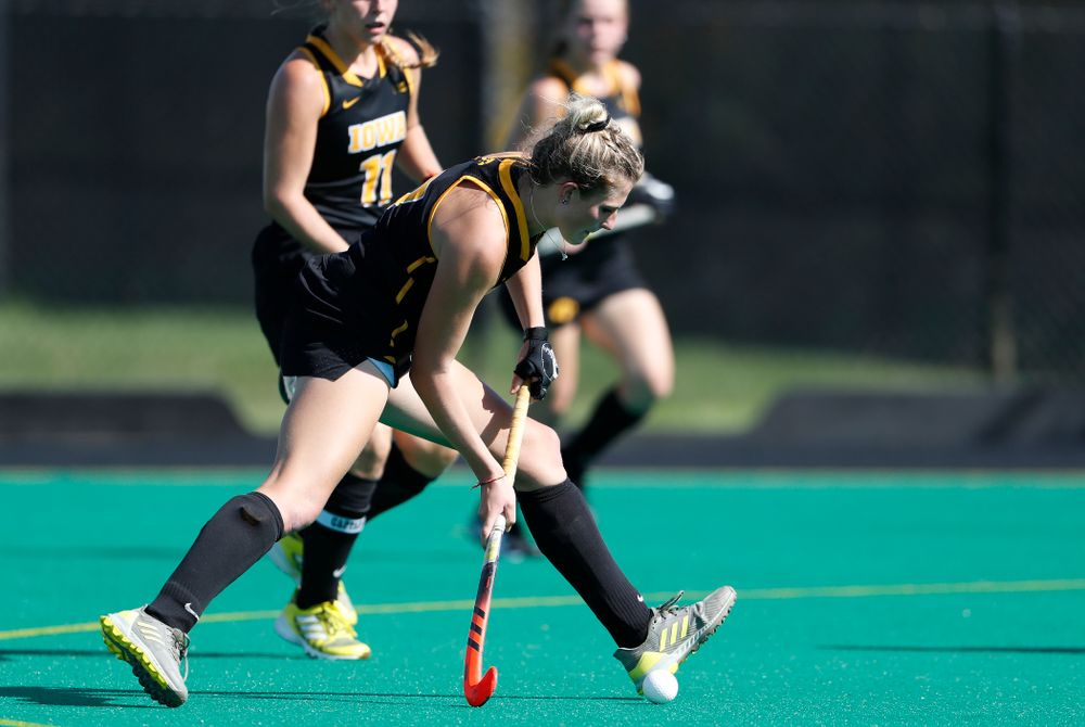 Iowa Hawkeyes Ellie Holley (7) against the Penn Quakers Friday, September 14, 2018 at Grant Field. (Brian Ray/hawkeyesports.com)