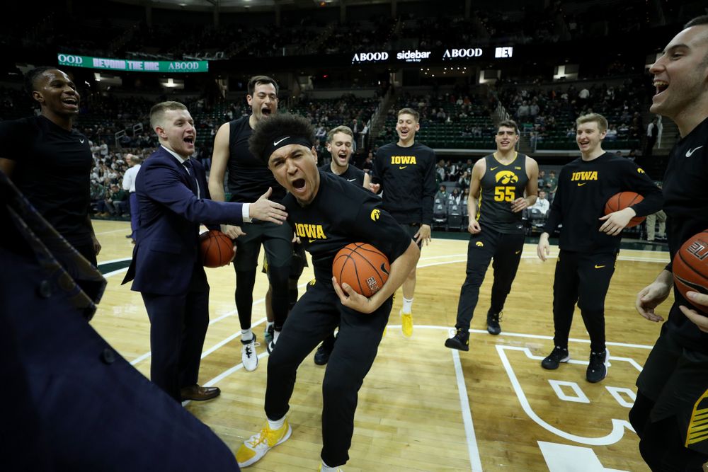 Iowa Hawkeyes forward Cordell Pemsl (35) against Michigan State Tuesday, February 25, 2020 at the Breslin Center in East Lansing, MI. (Brian Ray/hawkeyesports.com)