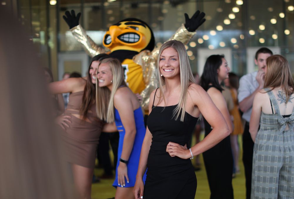 The 2019 Golden Herkys yellow carpet Tuesday, April 23, 2019 at Hancher Auditorium. (Brian Ray/hawkeyesports.com)