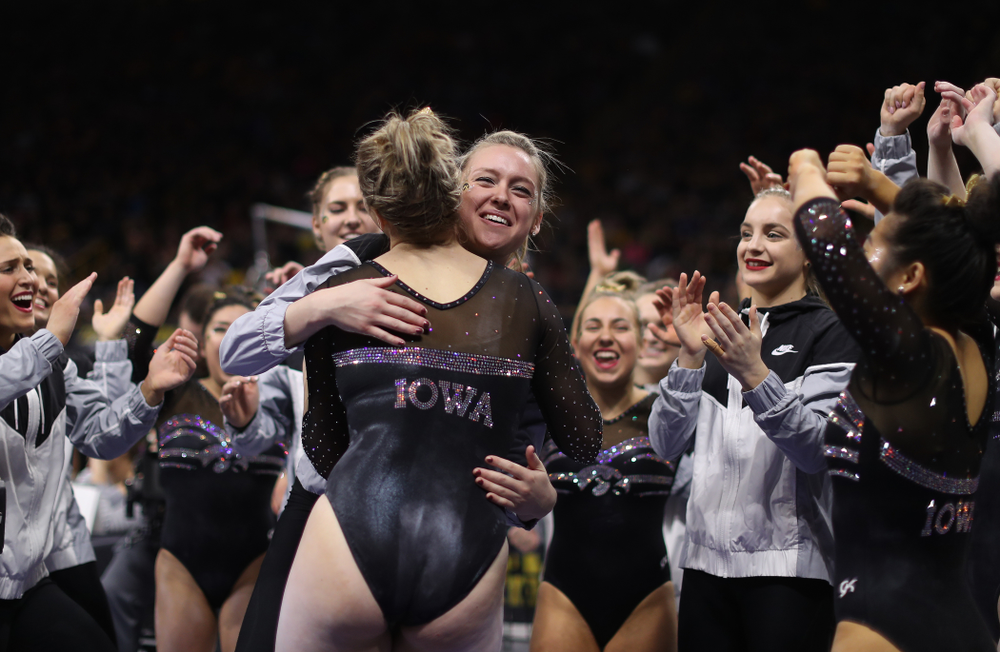 The Iowa Hawkeyes against the Iowa State Cyclones Friday, March 1, 2019 at Carver-Hawkeye Arena. (Brian Ray/hawkeyesports.com)